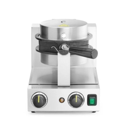 Rotating bubble waffle maker