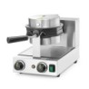 Rotating bubble waffle maker