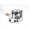 Rotating bubble waffle maker