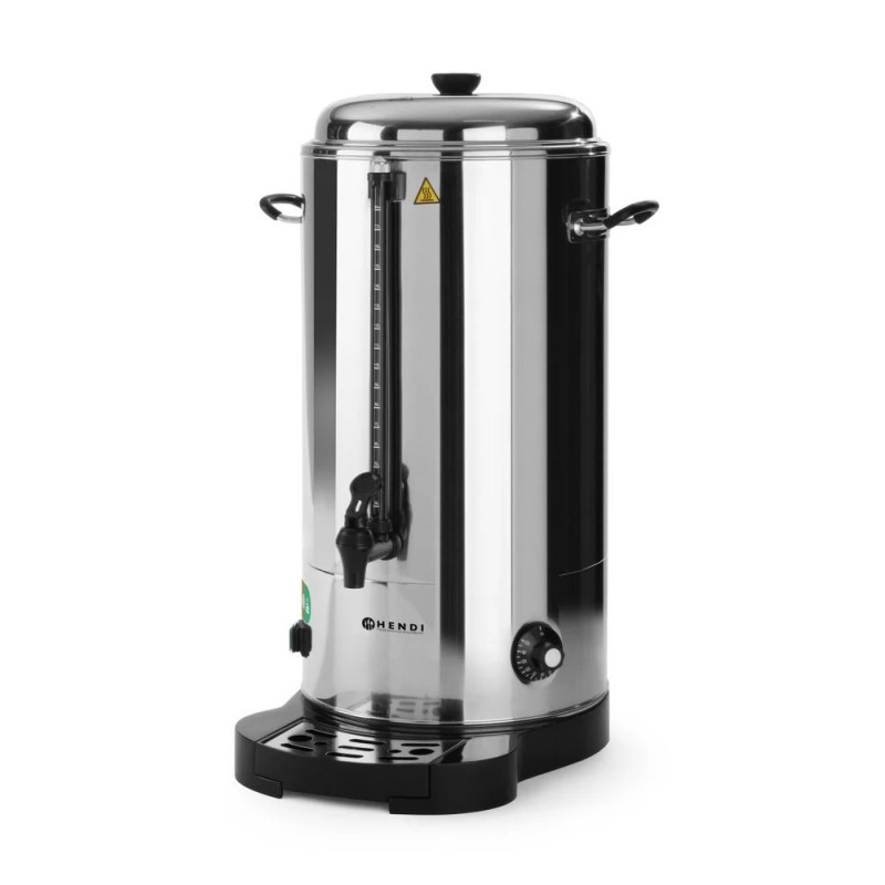 Hot drinks boiler double-walled
