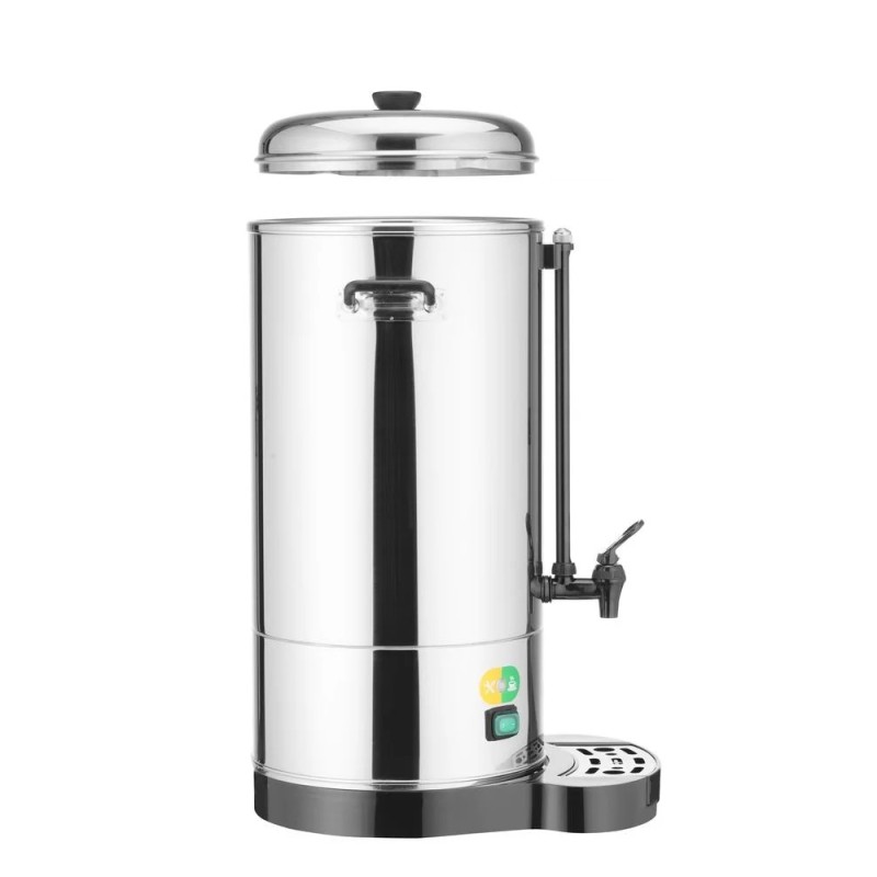 Hot drinks boiler double-walled