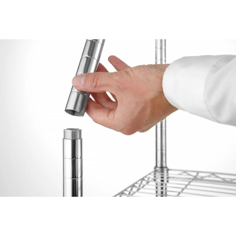 Storage rack with 5 shelves