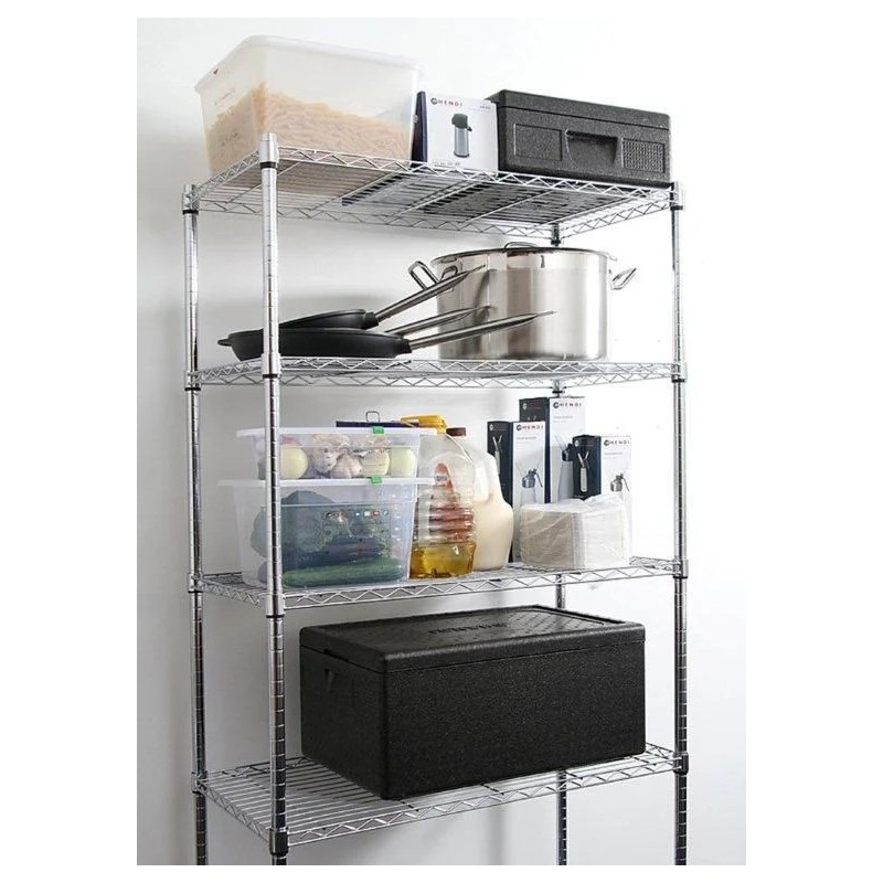 Storage rack with 5 shelves