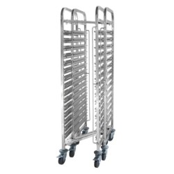Clearing trolley compact storage - 15 x GN 1/1
