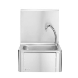 Kitchen sink – with knee-operated faucet