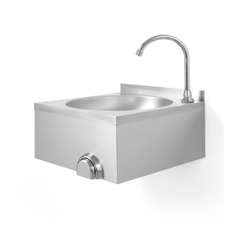 Waschbecken mit Kniebedienung