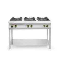 Gas cooker 6-burner open stand