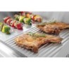 Griddle half ribbed