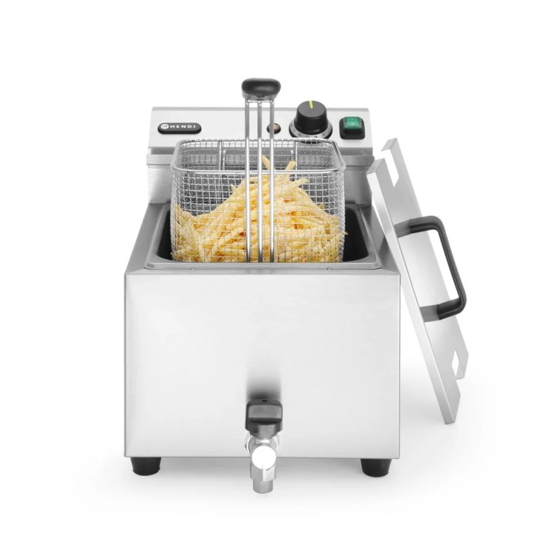 Fritteuse Profi Line mit Ablasshahn, 8 l