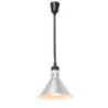 Rise and fall heat lamp conical