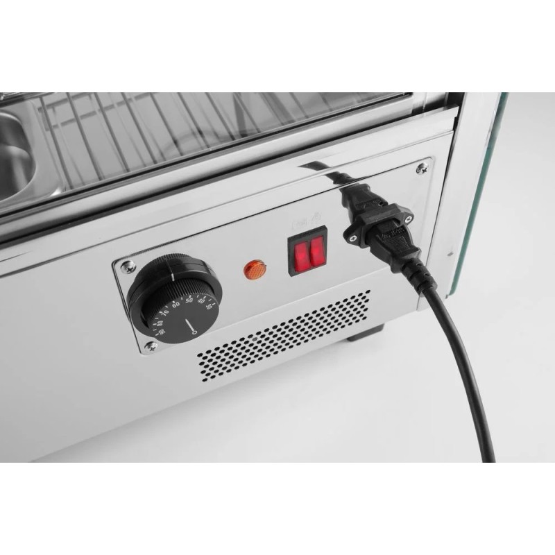 Heated countertop display