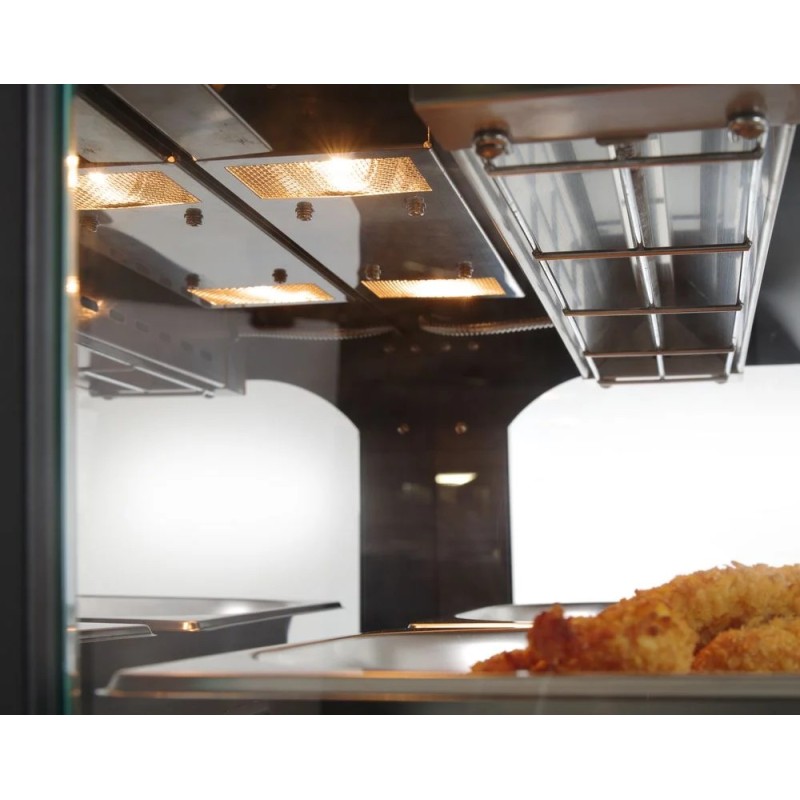 Quartz heated countertop display