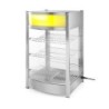 Heated countertop cabinet