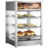 Heated countertop cabinet