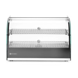 Heated countertop display two levels