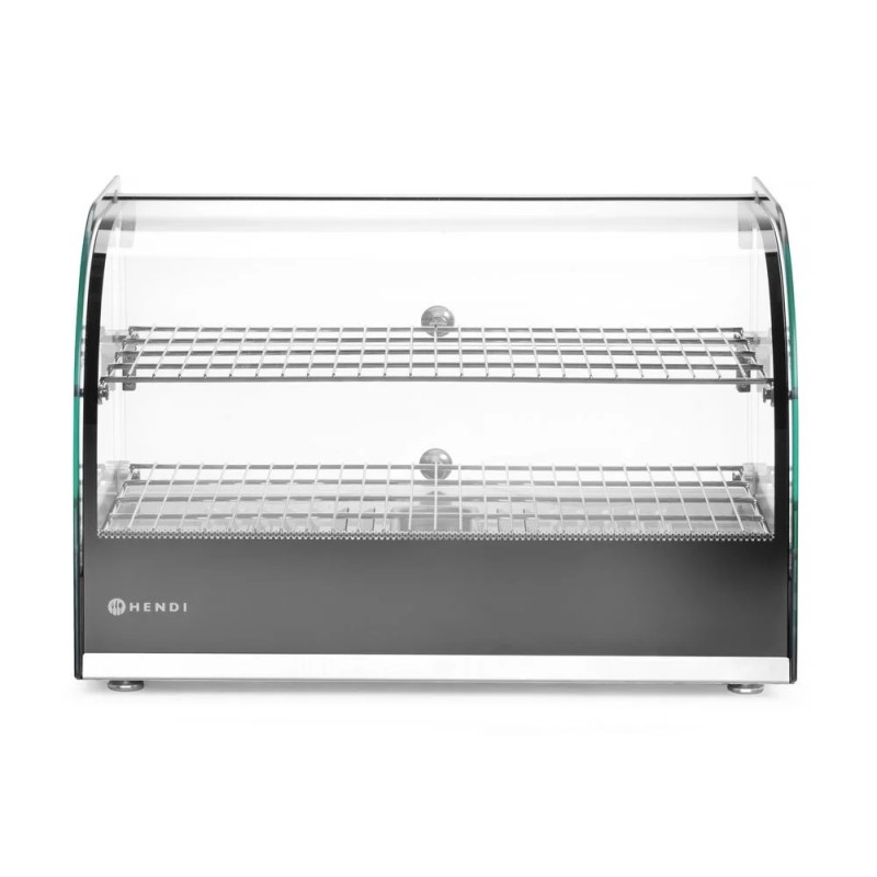 Heated countertop display two levels
