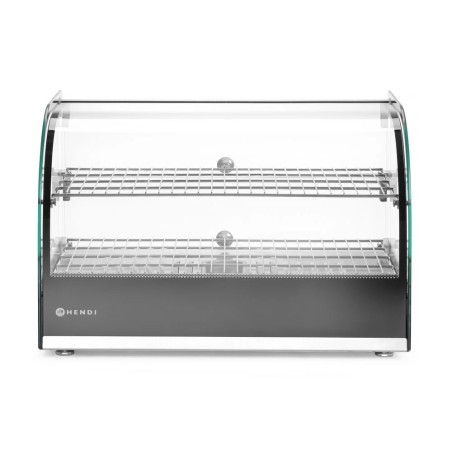 Heated countertop display two levels