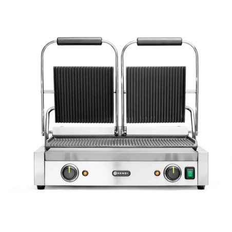 Kontaktgrill - Doppelversion, gerillte Ausführung