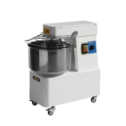 Spiral mixer with fixed head and bowl
