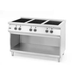 Induction stove with 6 hobs