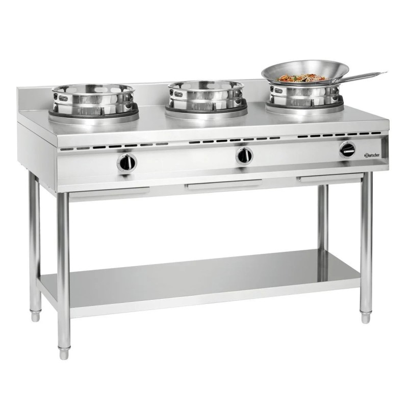 Wok-Herd, 3 Brenner