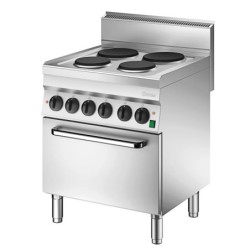 Electric stove 650, W700, 4PL, elO
