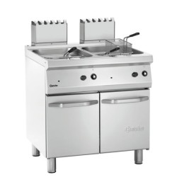 Deep fat fryer gas, 700 W800, 2x15L