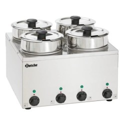 Bain Marie Hotpot, 4x pot, 3,5l