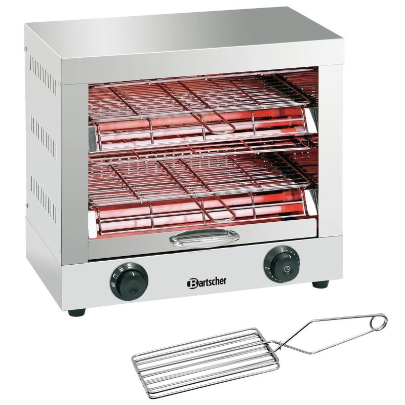 Grille-pain tube quartz, double