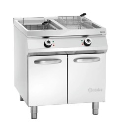 El. standing deep fat fryer, 2 basins