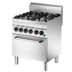 Gas stove 650, W700, 4BR, elO