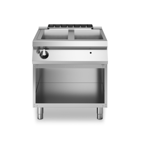 Bain-marie gaz ROC 700 sur placard ouvert - 39L capacity