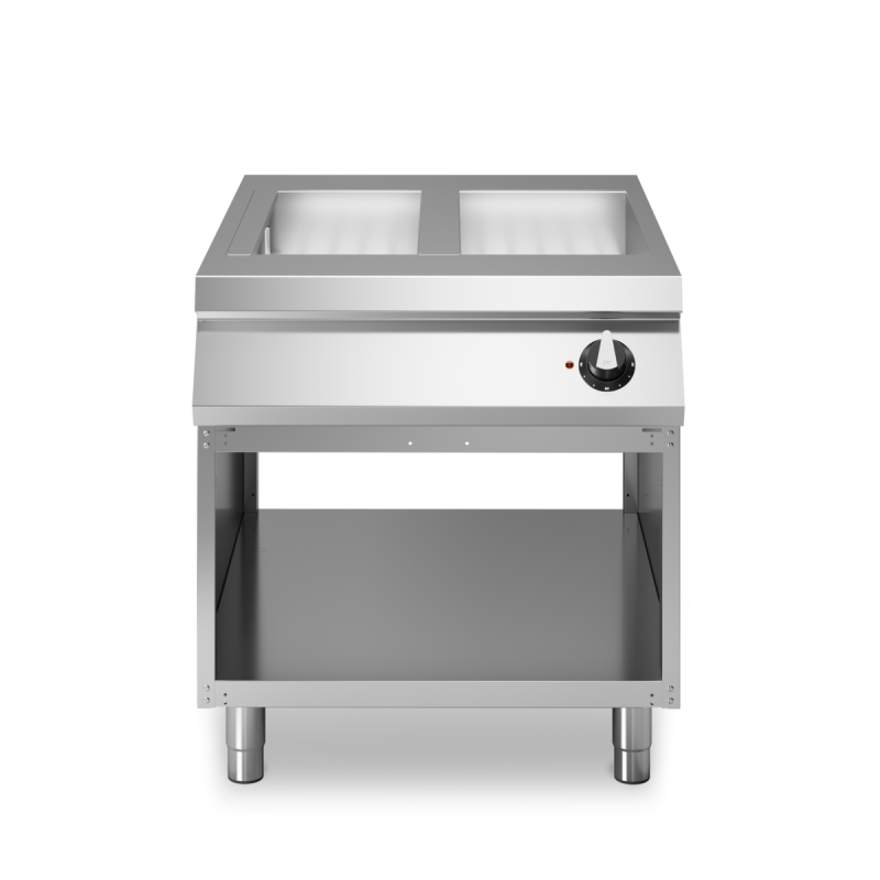 Electric Bain-Marie ROC 1100 On Cabinet with Doors 52L Capacity