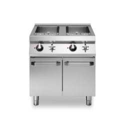 Cuiseur à Pâtes Électrique 2 Cuves 26+26 lt ROC 700