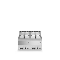 Elektro-Fritteuse 2 Tanks 8+8 lt Tischgerät MODULAR