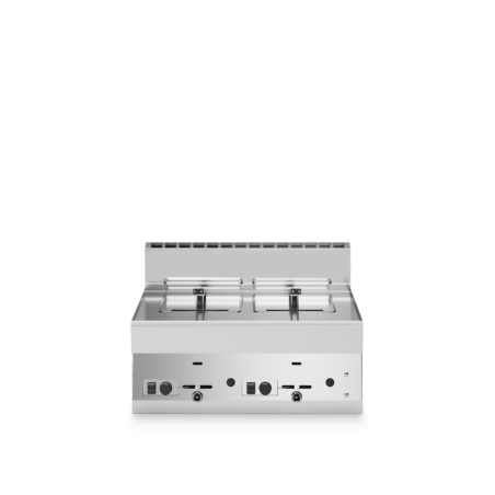 Friteuse à gaz 2 cuves 8+8L MODULAR F65/70FRGV/2V8/T | Restohotelstore