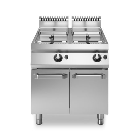 Gas fryer 2 tanks 22+22 lt ROC R110/80FRGV/2V22/P | modular